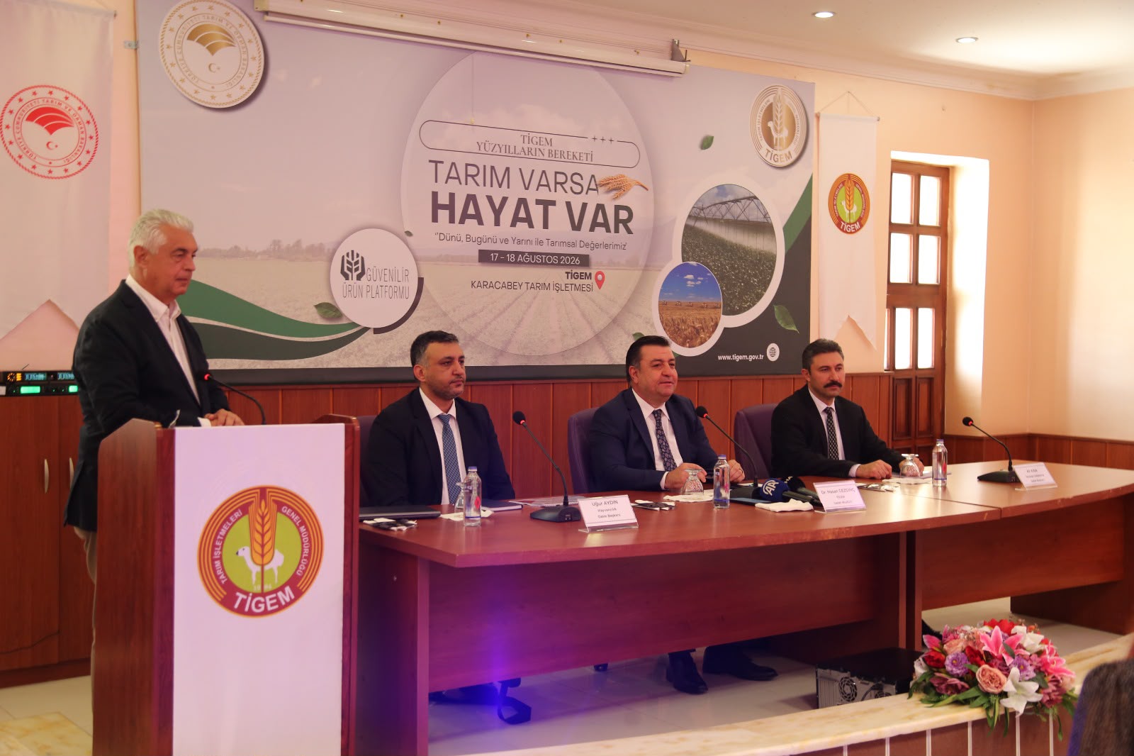 “Tarım Varsa Hayat Var” dediler TİGEM’de bir araya geldiler
