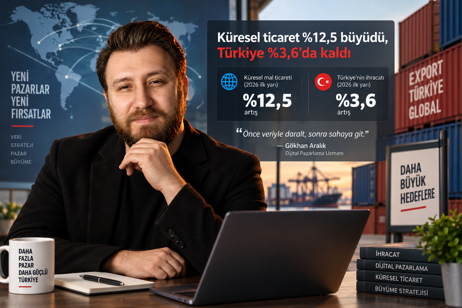 Küresel Ticaret %12,5 Büyüdü, Türkiye %3,6’da Kaldı!